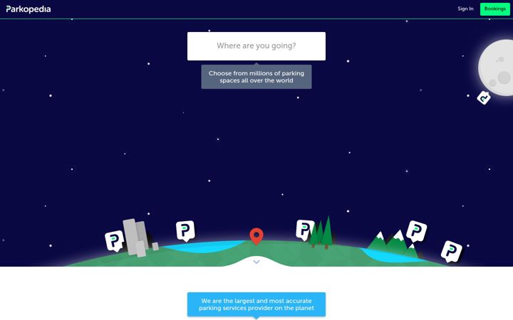 Képernyőkép: parkopedia.de