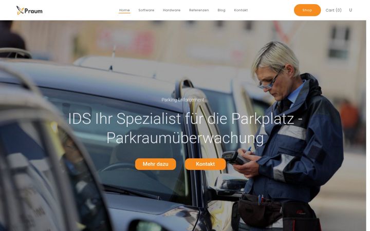 Screenshot of parkraumsoftware-shop.com