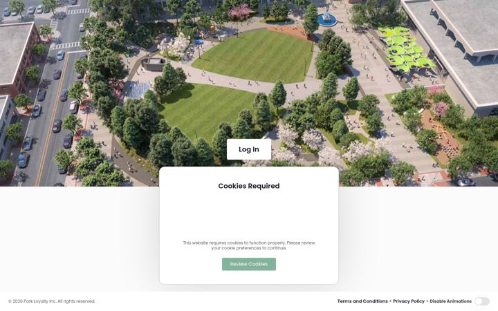 Ekrānuzņēmums no parkroyaloak.com