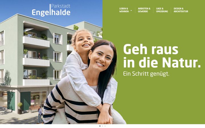 Screenshot of parkstadt-engelhalde.de