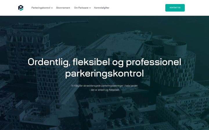 Screenshot of parkware.dk