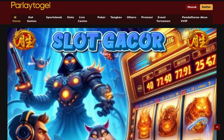 Screenshot of parlaytogel.com