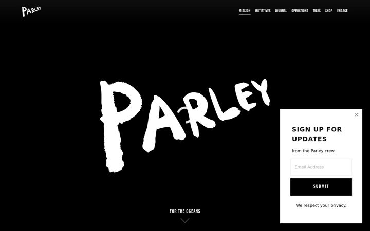 Screenshot of parley.tv