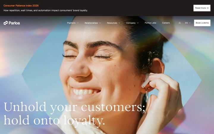 Screenshot of parloa.com