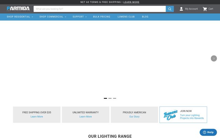 Screenshot of parmida.com