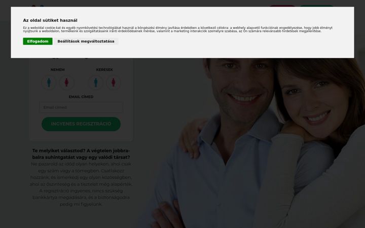 Screenshot of parom.hu