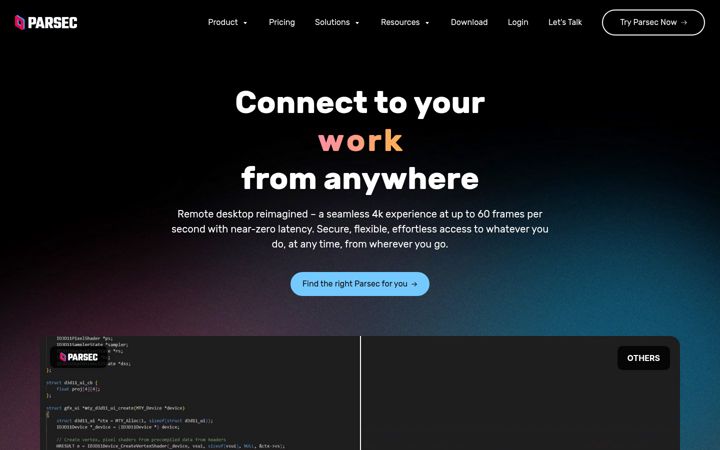 Screenshot of parsecgaming.com