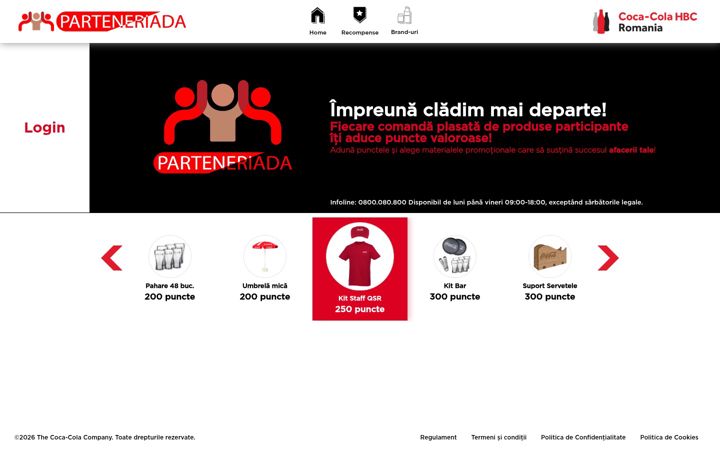 Screenshot ta' parteneriada.ro