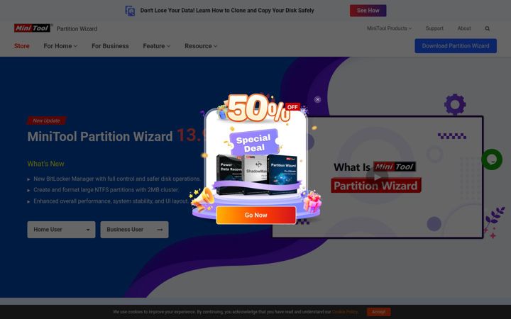 Képernyőkép: partitionwizard.com