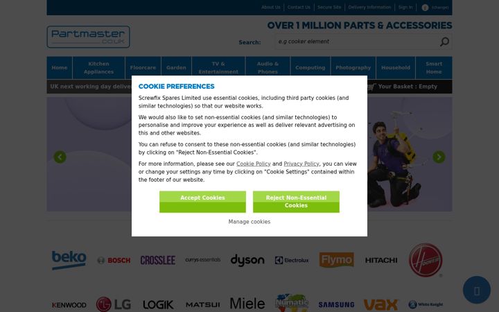 Képernyőkép: partmaster.co.uk