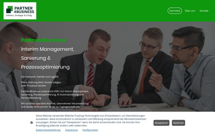 Skærmbillede af partner4business.de