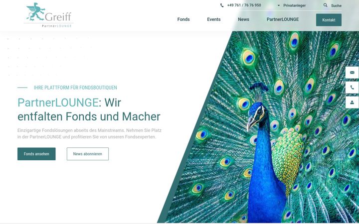 Screenshot ta' partnerlounge.de