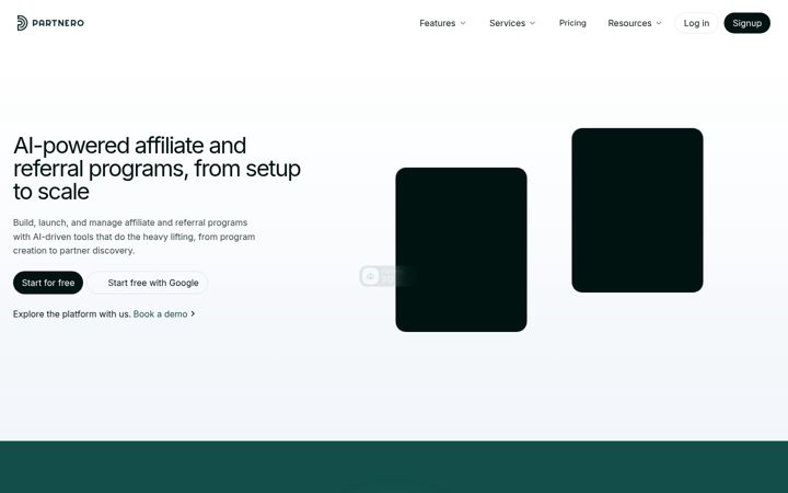 Screenshot of partnero.com