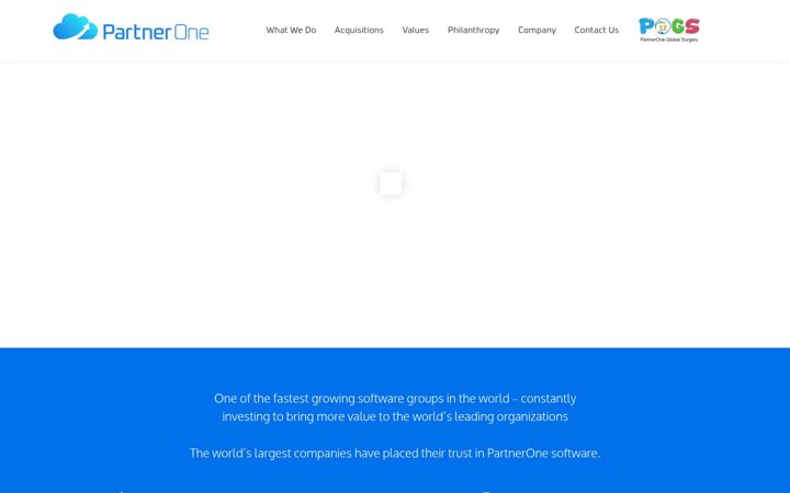 Snimka zaslona za partneronecapital.com