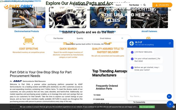 Screenshot of partorbit.com