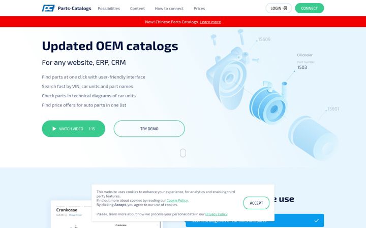 Screenshot of parts-catalogs.com