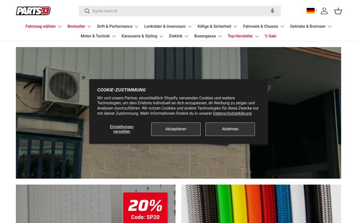 Ekrano kopija parts33.com