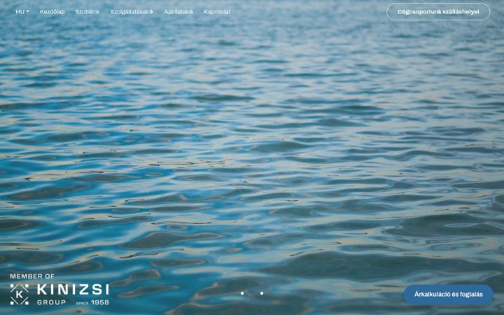 Screenshot ta' partsidebalatonfured.hu