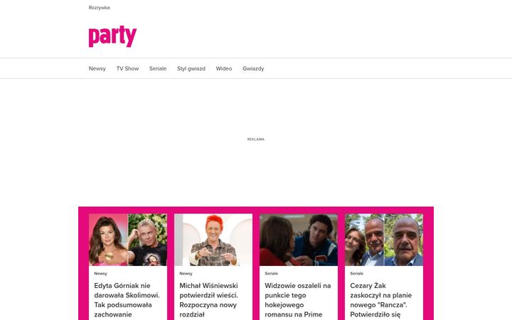 Screenshot of party.pl