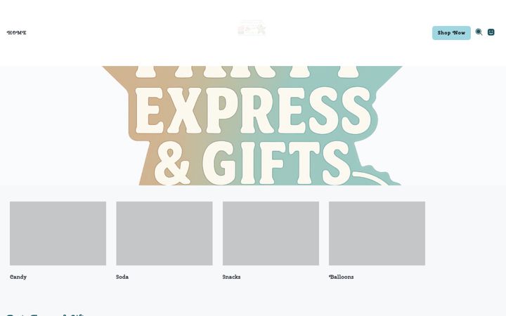 Screenshot ta' partyexpressandgifts.com