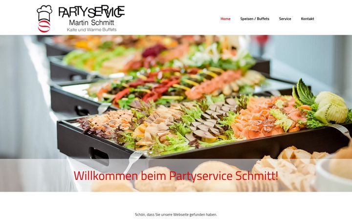 Screenshot of partyservice-schmitt.de