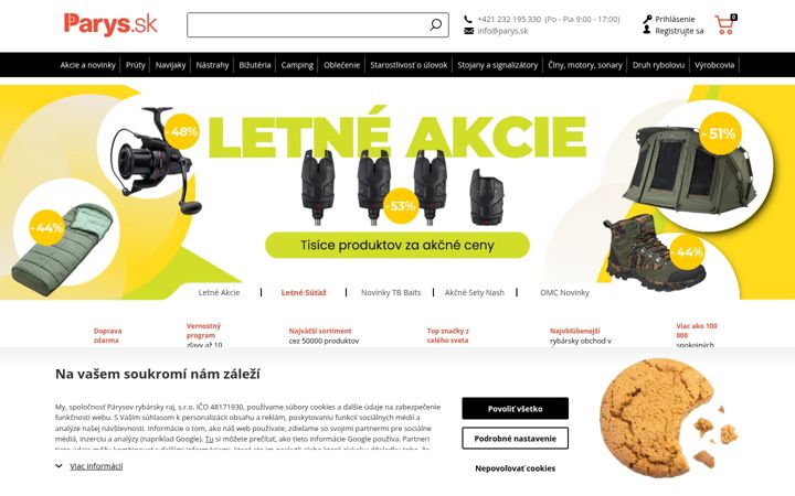 Skærmbillede af parys.sk