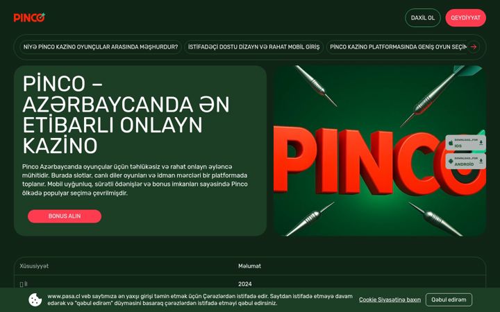 Screenshot of pasa.cl