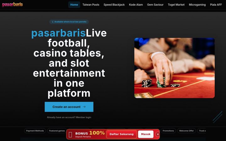 Screenshot von pasarbaris.net