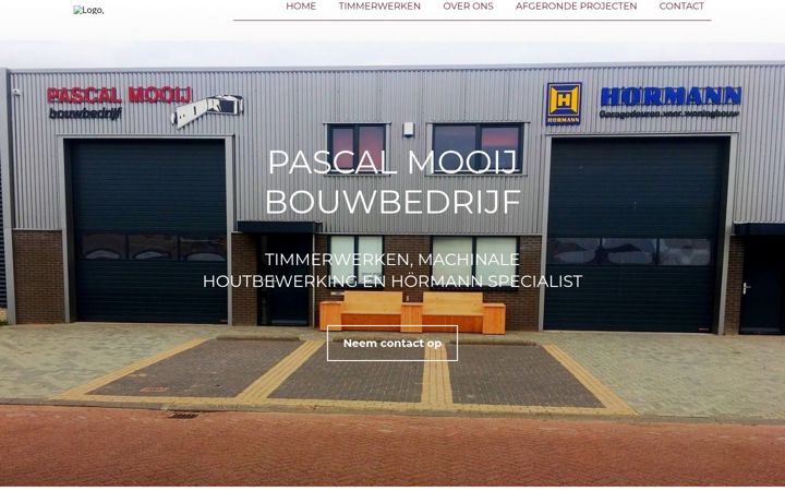 Skjermbilde av pascalmooij.nl
