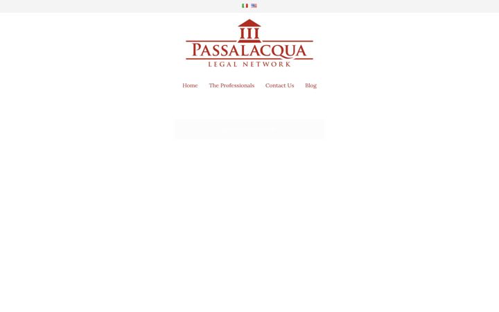 Ekrano kopija passalacqualegal.it