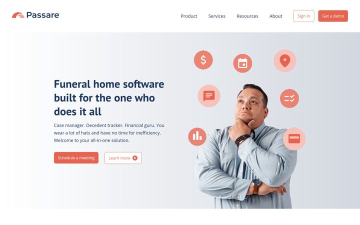 Screenshot of passare.com