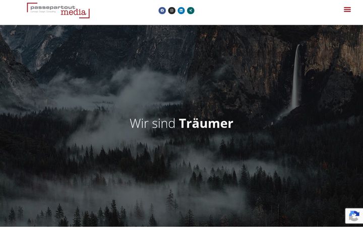 Screenshot of passepartout-media.de