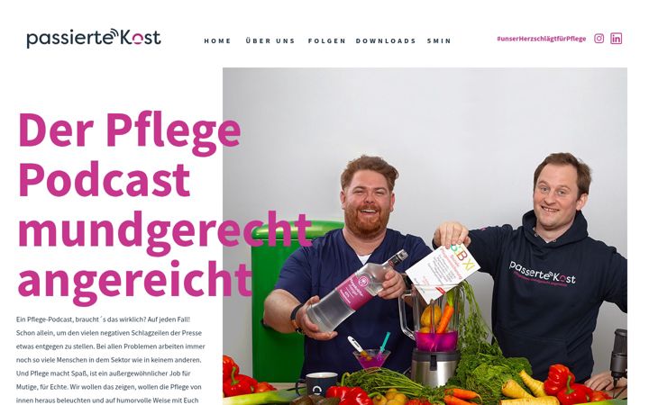 Screenshot του passiertekost-podcast.de