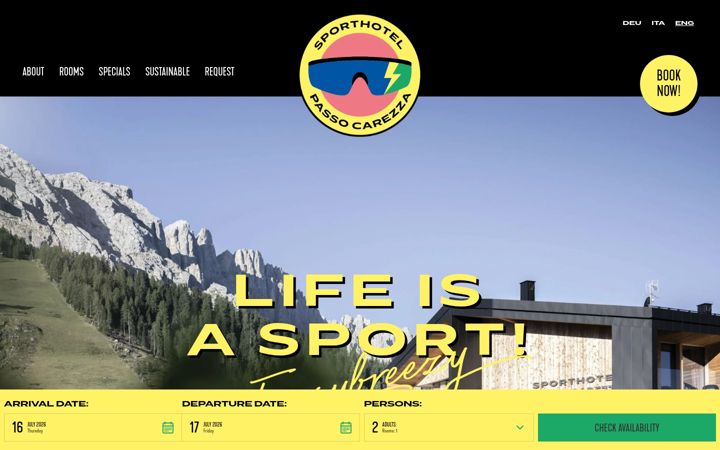 Skærmbillede af passocarezza.com