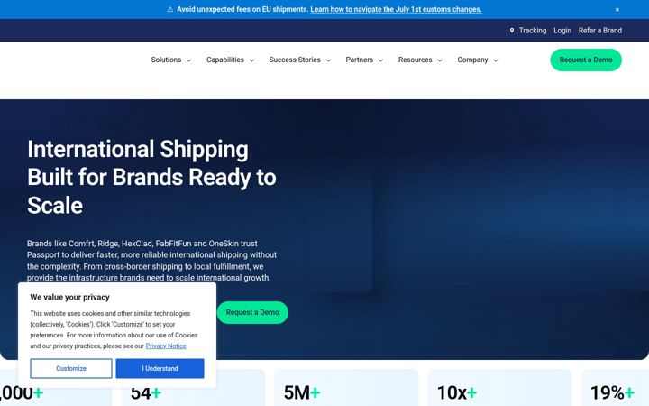 Screenshot of passportglobal.com