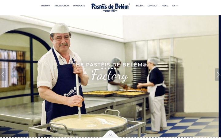 Screenshot of pasteisdebelem.pt
