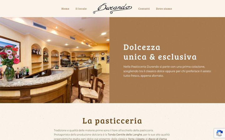 Zrzut ekranu pasticceriadurando.it