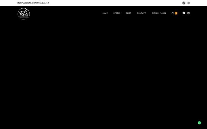 Screenshot stránky pasticceriarodo.com