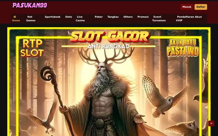 Screenshot of pasukan99.org