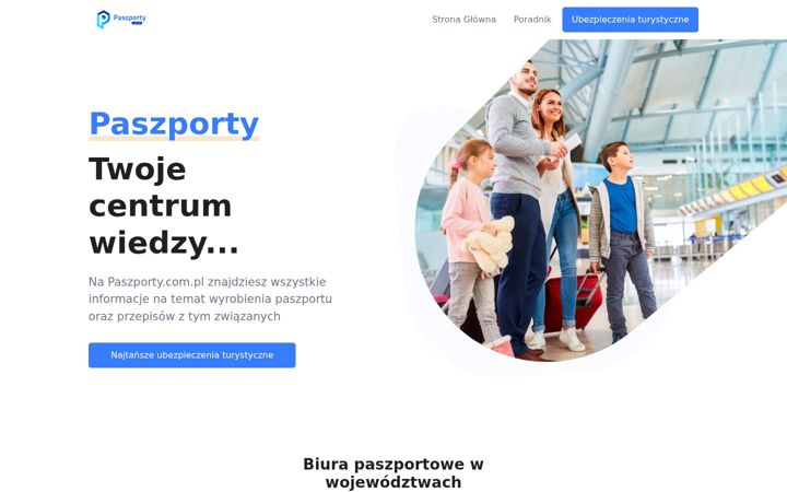 Screenshot of paszporty.com.pl