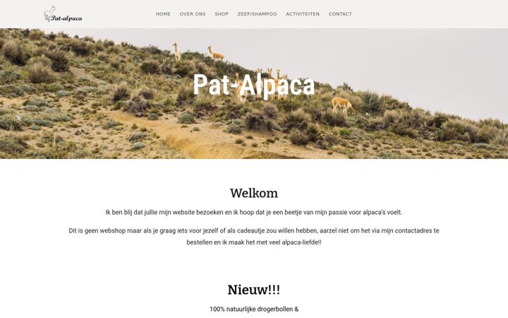 Screenshot di pat-alpaca.be