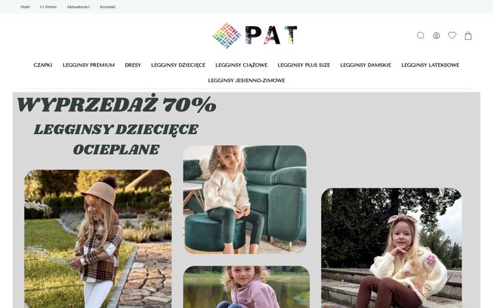 Screenshot of pat-legginsysklep.pl