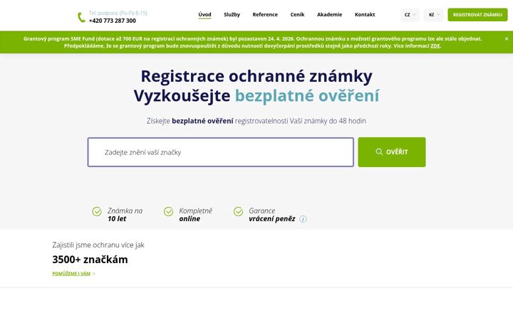 Screenshot von patentoid.cz