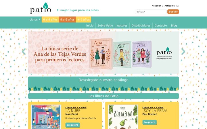 Screenshot του patioeditorial.com