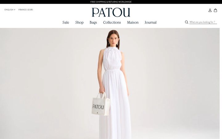 Képernyőkép: patou.com