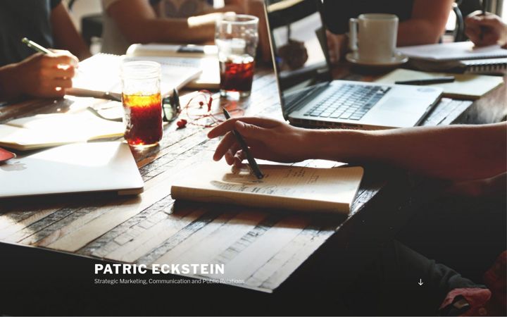 Screenshot of patriceckstein.com