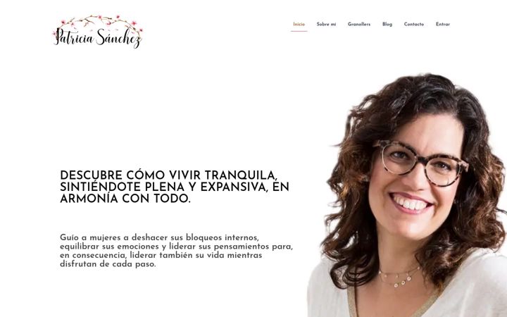 Screenshot of patriciasanchezpsicologia.com