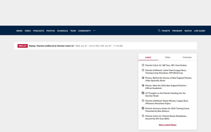 Zrzut ekranu patriots.com