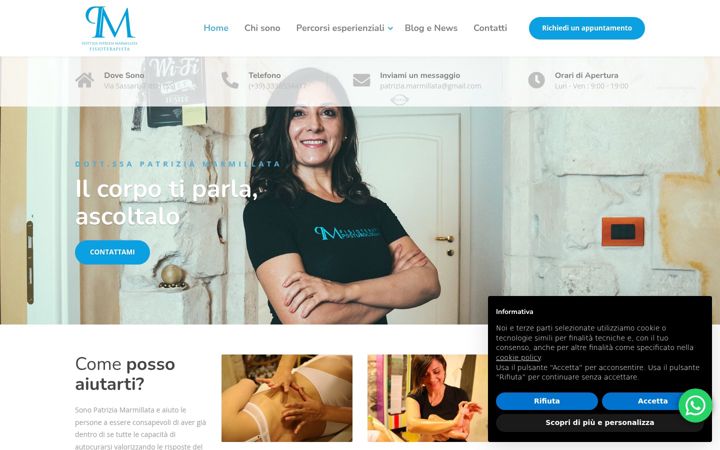Screenshot van patriziamarmillata.it