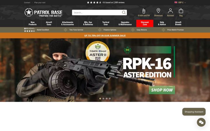 Screenshot of patrolbase.co.uk